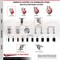 Service Caster 3 Inch 316SS Red Polyurethane Swivel 1-1/8 Inch Expanding Stem Caster Brake SCC-SS316EX20S314-PPUB-RED-TLB-118 - alternate 4